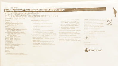 CareFusion BEK4511 Economy Bone Marrow Biopsy & Aspiration Tray 11Ga x 4inch (x)